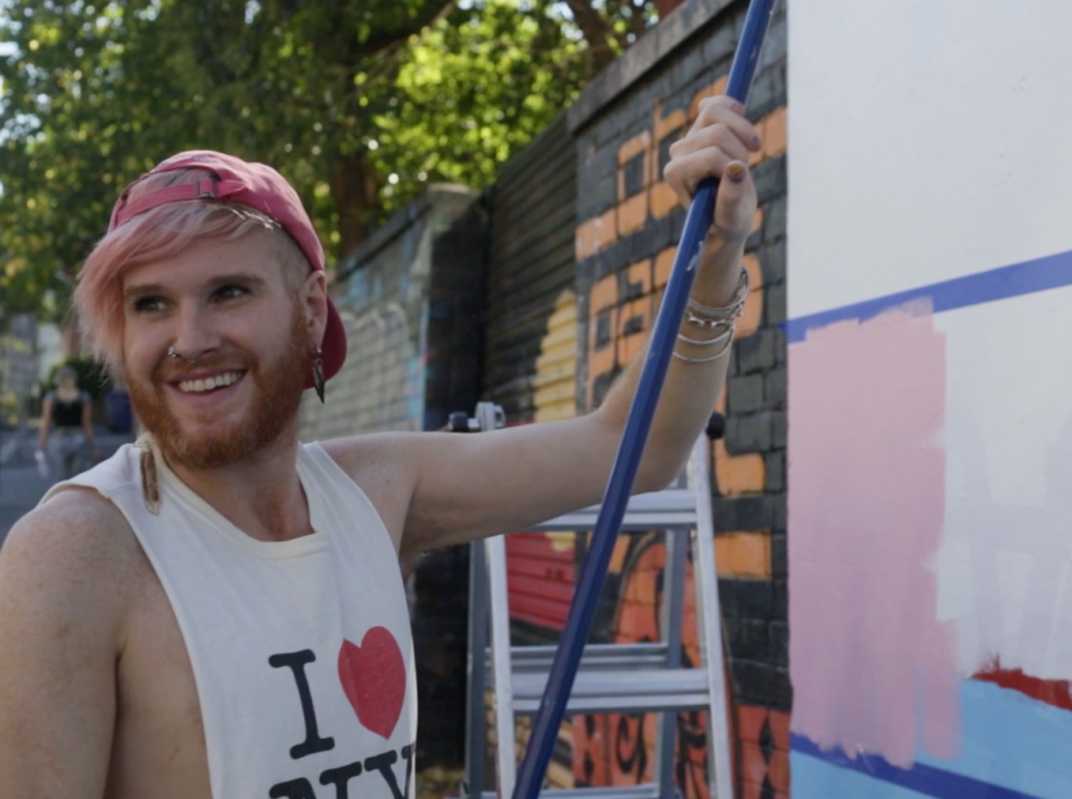 Image of Alan from the Not Done Yet Short Film about 4 trans young people from Melbourne, made for the Trans Day of Visibility, Saturday March 31, 2018